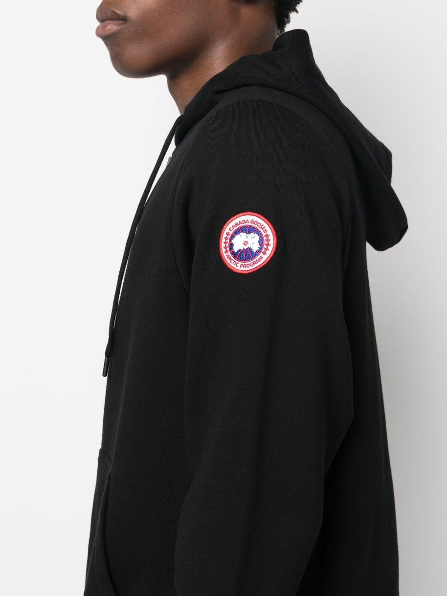 Canada Goose Huron Cotton Hoodie - Black
