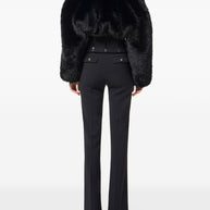Elisabetta Franchi Flared Leg Trousers - Black