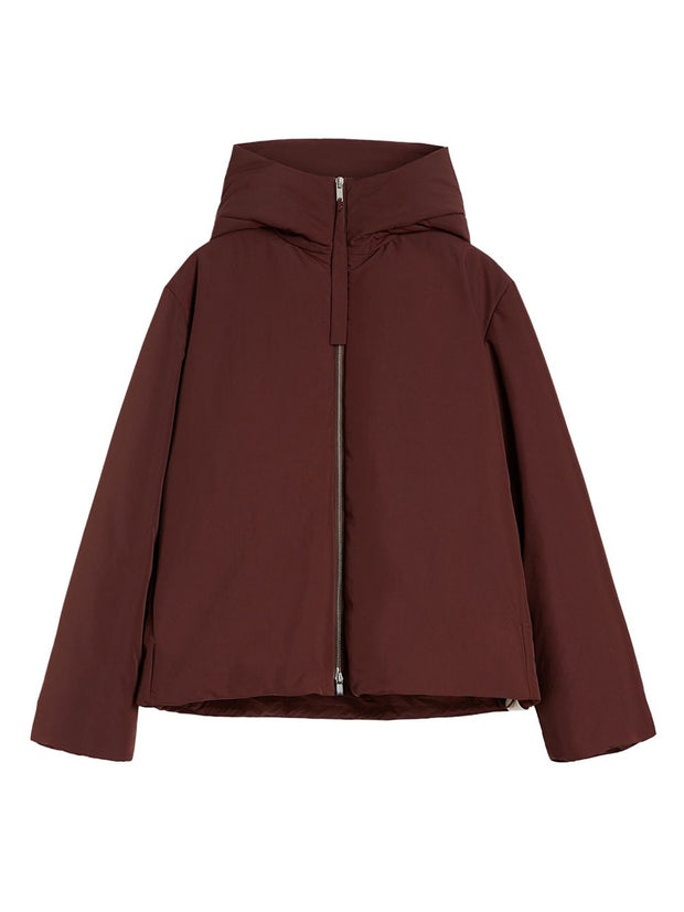 JIL SANDER PLUS Short Down Jacket - Bordeaux