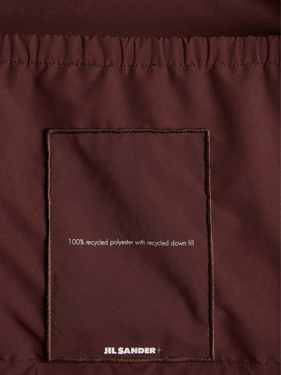JIL SANDER PLUS Short Down Jacket - Bordeaux