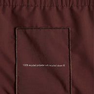JIL SANDER PLUS Short Down Jacket - Bordeaux