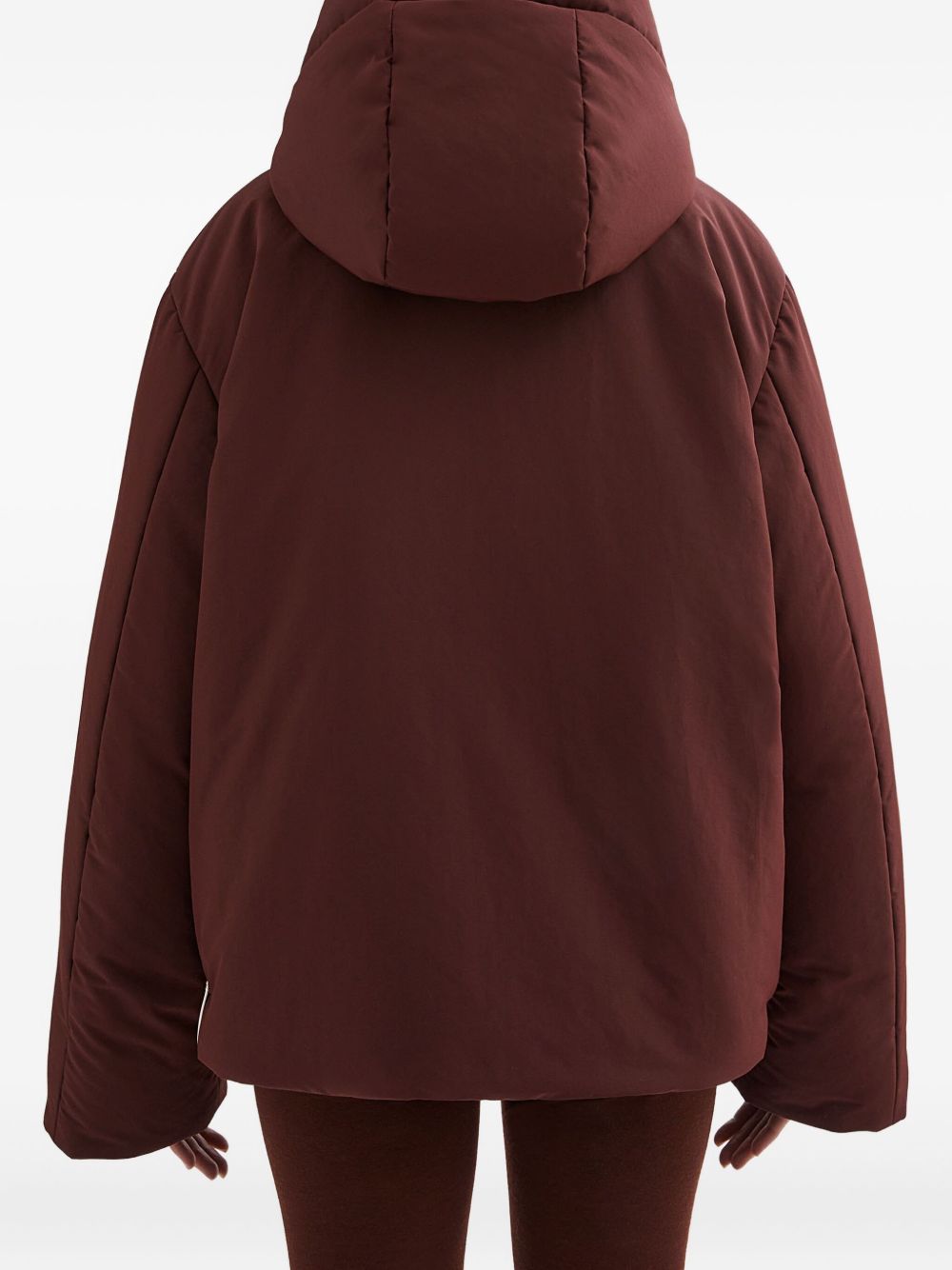 JIL SANDER PLUS Short Down Jacket - Bordeaux