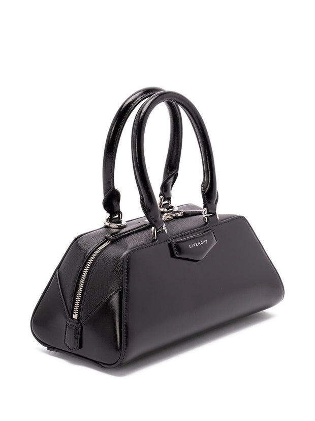 Givenchy Antigona East West Mini Leather Handbag - Black
