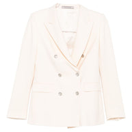 Tagliatore Wool Blend Suit Cream