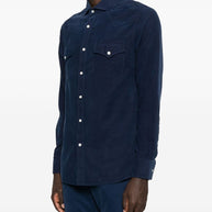 Brunello Cucinelli Cotton Shirt - Blue