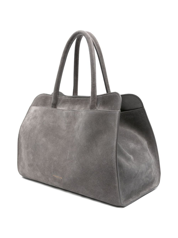 Fabiana Filippi Suede Leather Tote Bag - Grey