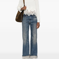 Ermanno Scervino Cashmere Crewneck Sweater - White