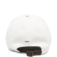 Brunello Cucinelli Logo Cotton Baseball Cap - White