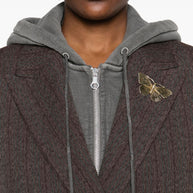 Golden Goose Wool Double-breasted Jacket - Brown