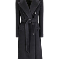Tagliatore Wool Double-breasted Coat - Black