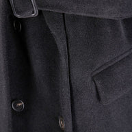 Tagliatore Wool Double-breasted Coat - Black