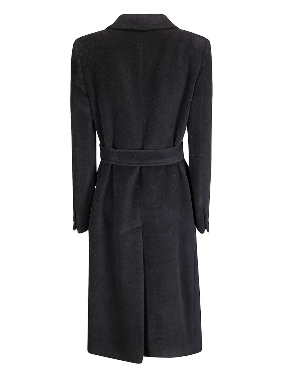 Tagliatore Wool Double-breasted Coat - Black