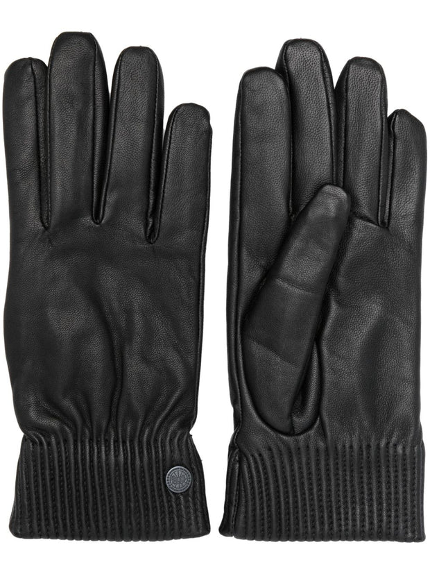 Canada Goose Leather Gloves - Black