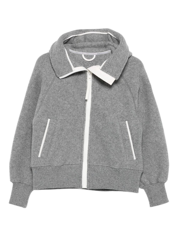 Canada Goose Wool Blend Bomber Jacket - Grey