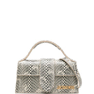 JACQUEMUS Le Bambino Snake-print Tote Bag