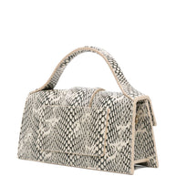 JACQUEMUS Le Bambino Snake-print Tote Bag