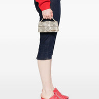 JACQUEMUS Le Bambino Snake-print Tote Bag