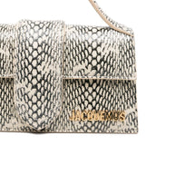 JACQUEMUS Le Bambino Snake-print Tote Bag