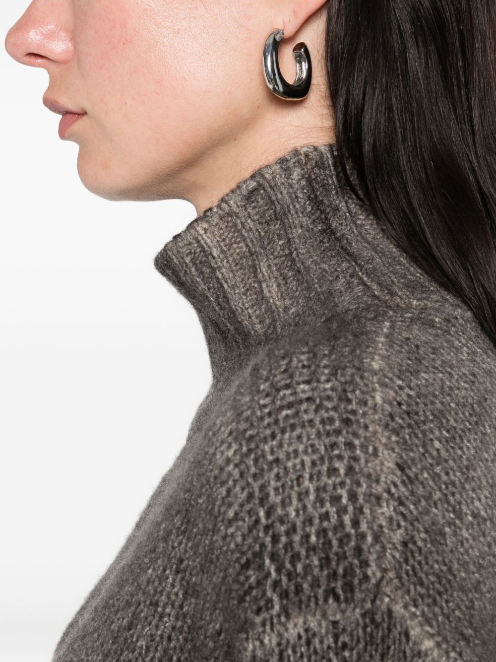 Avant Toi Cashmere Turtle-neck Sweater - Brown