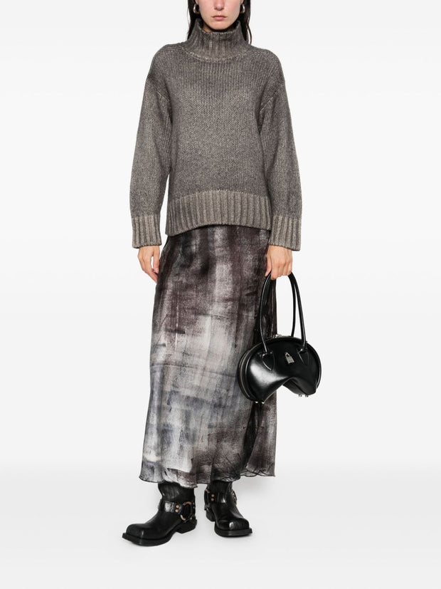 Avant Toi Cashmere Turtle-neck Sweater - Brown