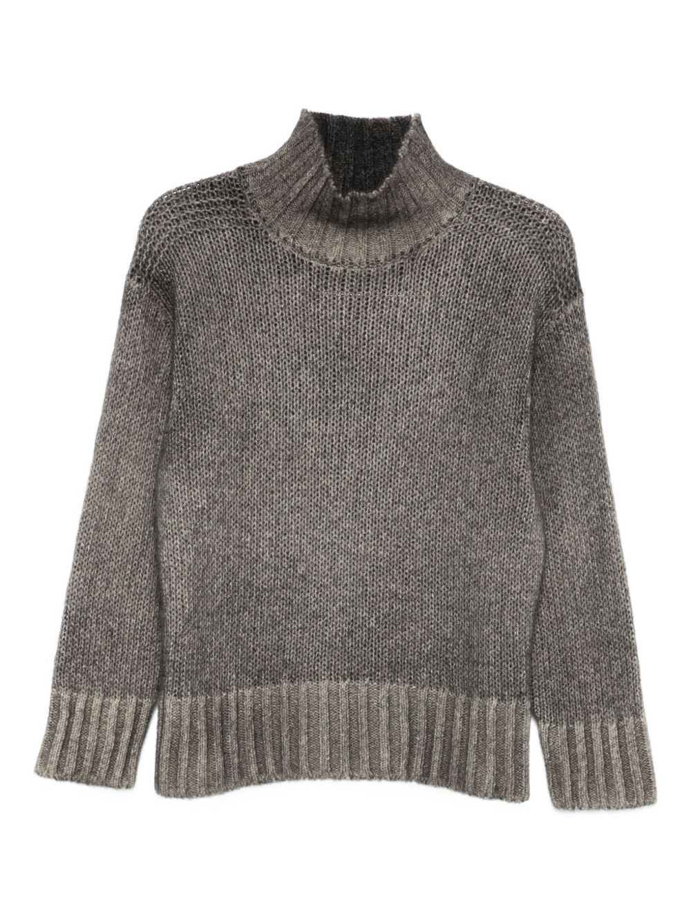 Avant Toi Cashmere Turtle-neck Sweater - Brown