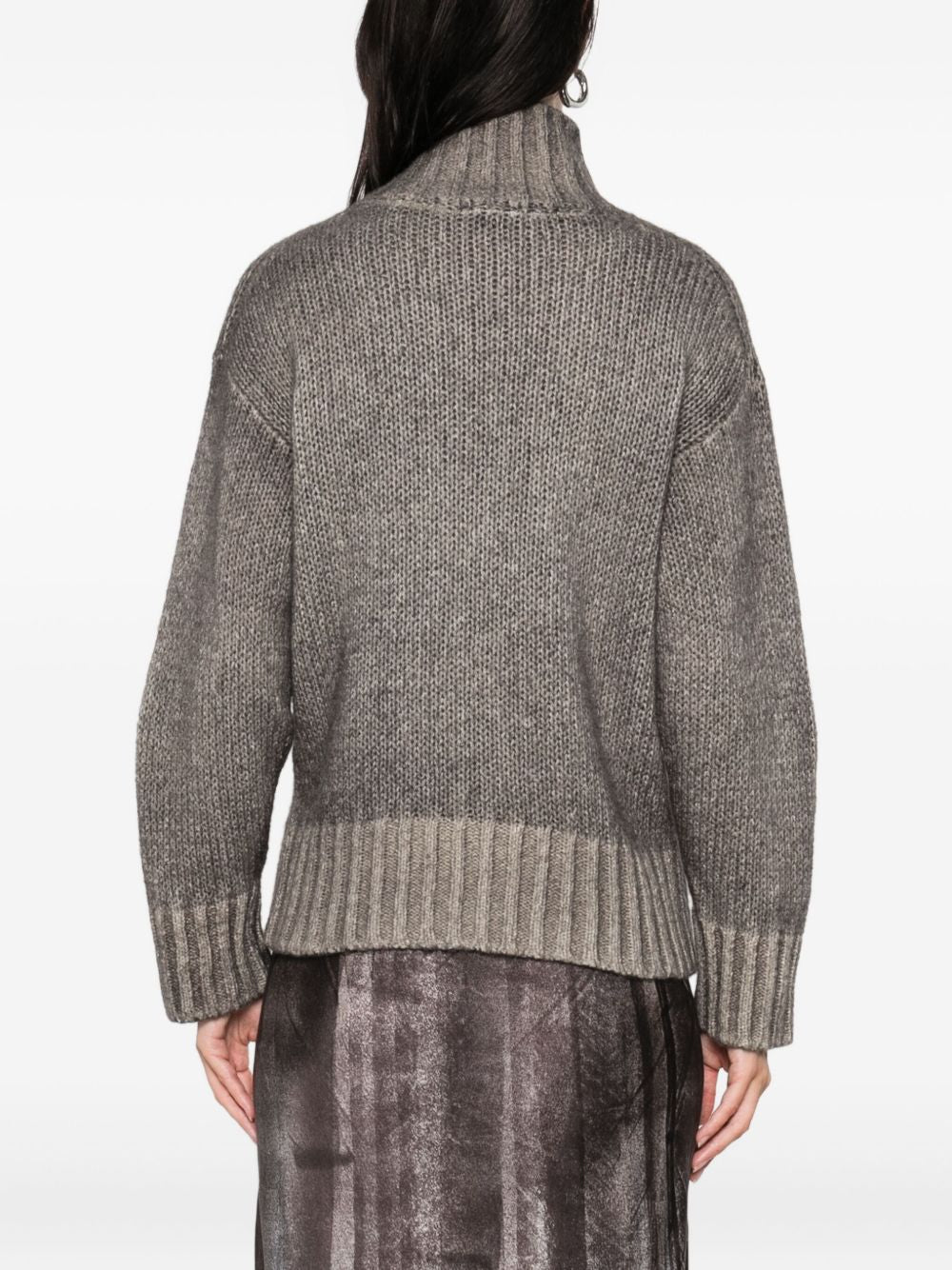 Avant Toi Cashmere Turtle-neck Sweater - Brown