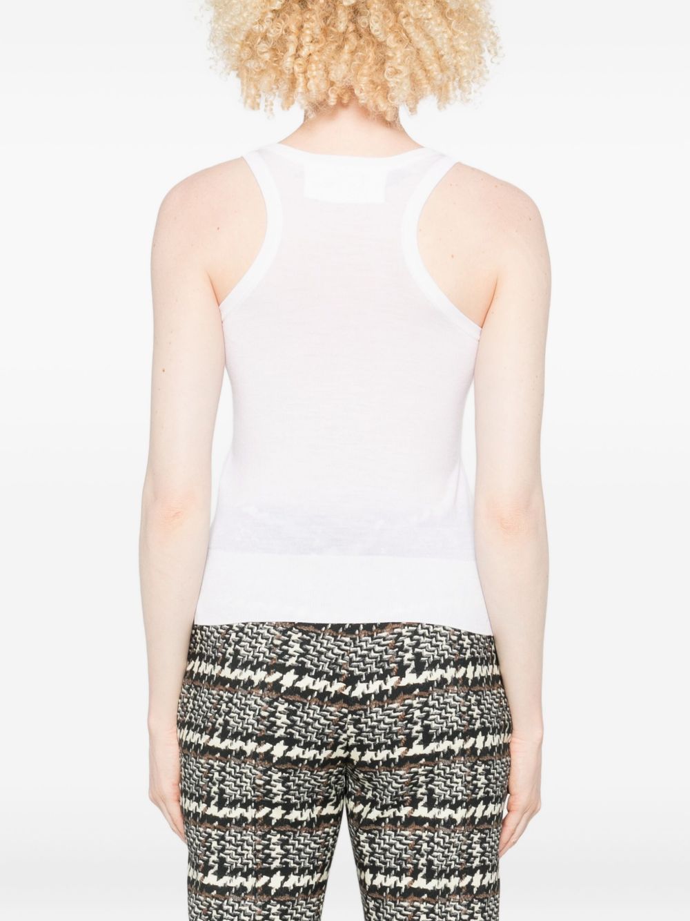 Ermanno Scervino Wool Tank Top - White
