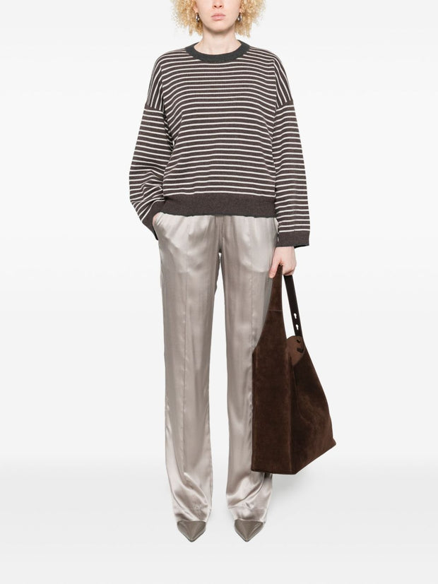 Brunello Cucinelli Wool And Cashmere Sweater - Brown