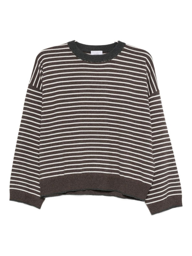 Brunello Cucinelli Wool And Cashmere Sweater - Brown