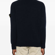Stone Island Wool Crewneck Sweater - Blue