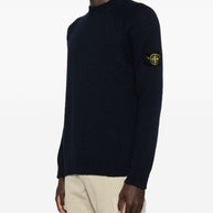 Stone Island Wool Crewneck Sweater - Blue
