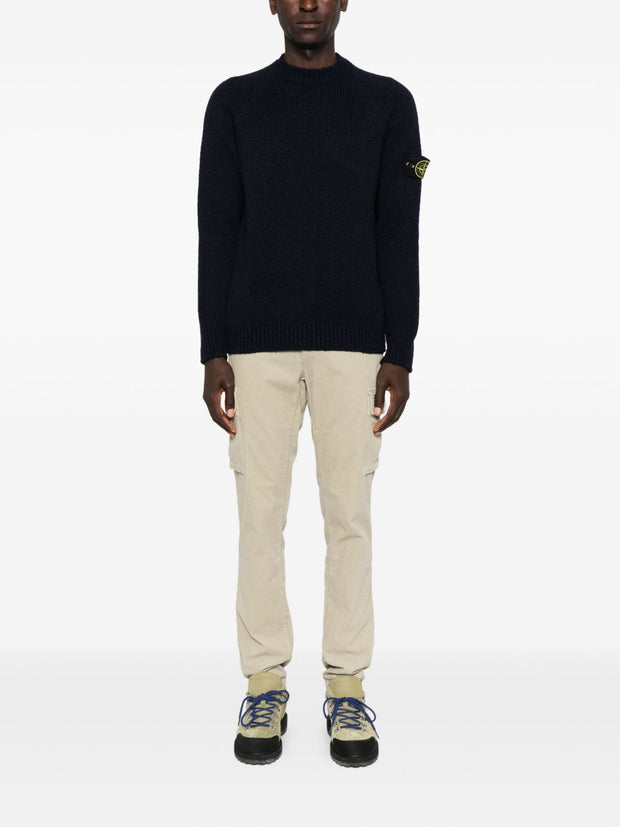 Stone Island Wool Crewneck Sweater - Blue