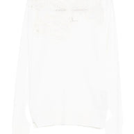 Ermanno Scervino Wool Turtleneck Sweater - White