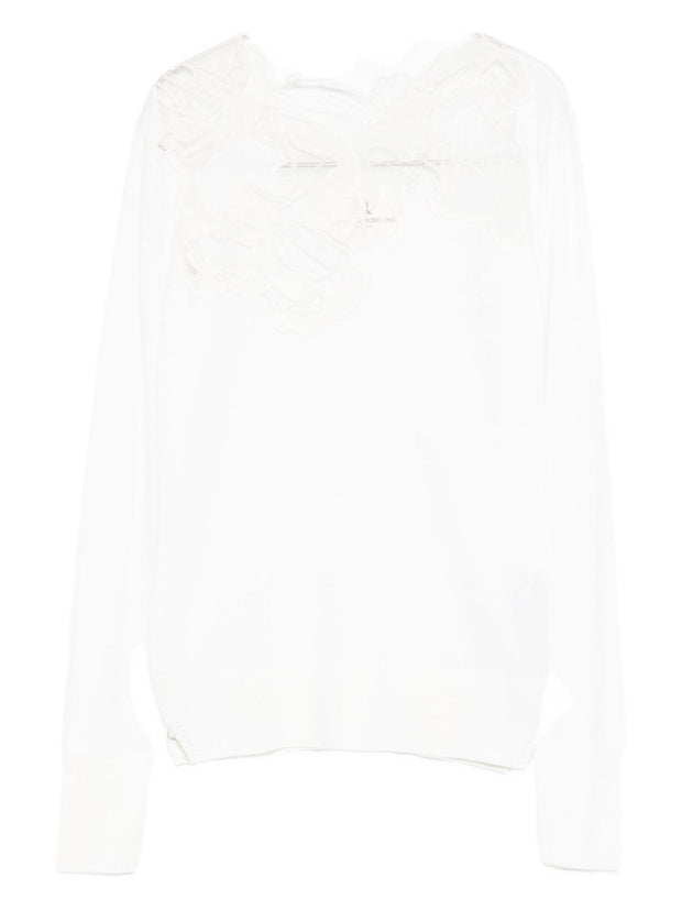 Ermanno Scervino Wool Turtleneck Sweater - White