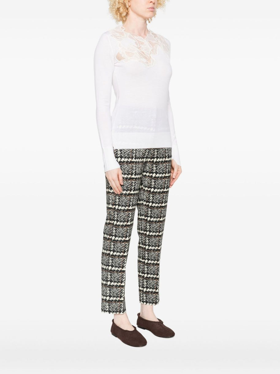 Ermanno Scervino Wool Turtleneck Sweater - White
