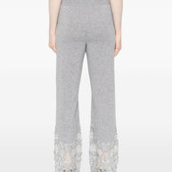 Ermanno Scervino Lace Cashmere Trousers - Grey