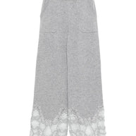 Ermanno Scervino Lace Cashmere Trousers - Grey
