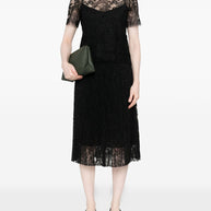 Ermanno Scervino Lace Top - Black