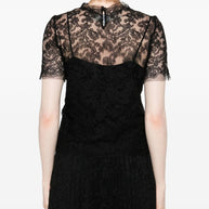 Ermanno Scervino Lace Top - Black