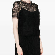 Ermanno Scervino Lace Top - Black
