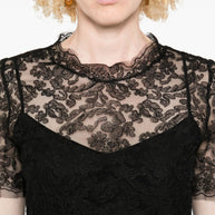 Ermanno Scervino Lace Top - Black