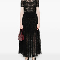 Ermanno Scervino Lace Top - Black