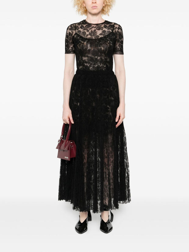 Ermanno Scervino Lace Top - Black