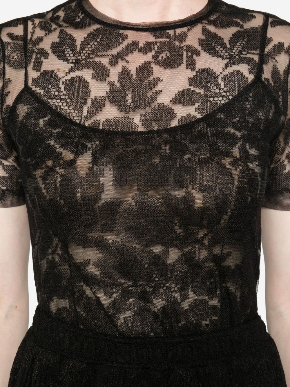 Ermanno Scervino Lace Top - Black