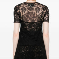 Ermanno Scervino Lace Top - Black