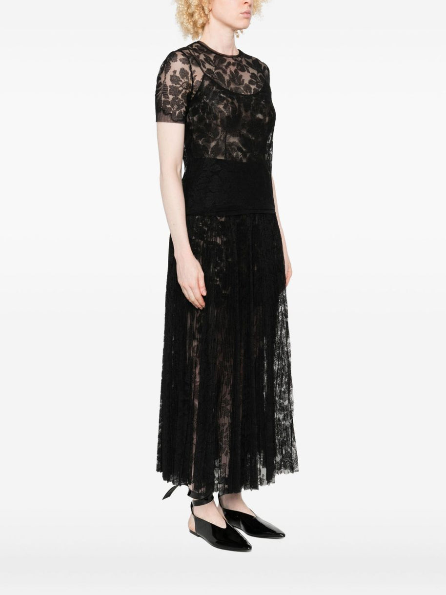 Ermanno Scervino Lace Top - Black