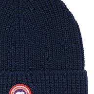 Canada Goose Logo Wool Beanie - Blue