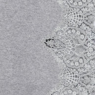 Ermanno Scervino Lace Cashmere Scarf - Grey
