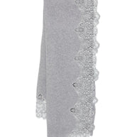 Ermanno Scervino Lace Cashmere Scarf - Grey