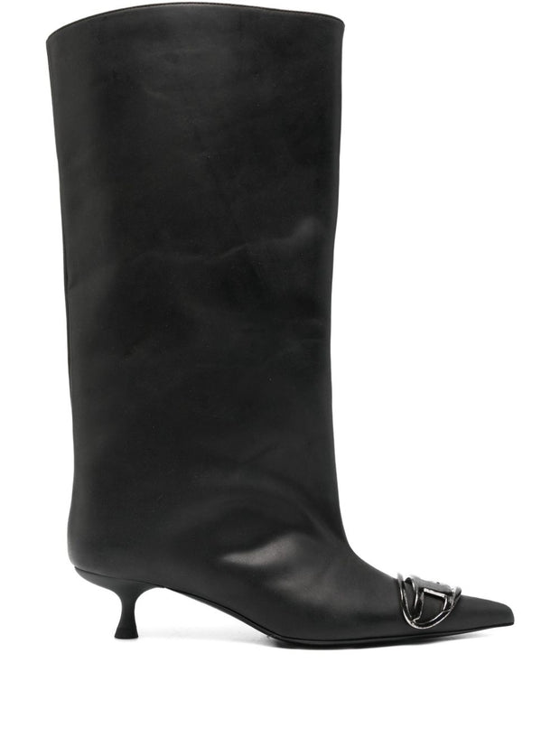 Diesel Venus Leather Boots - Black
